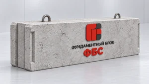 Фундаментный блок ФБС 6-3-3